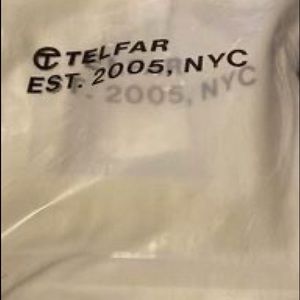 Telfar small yellow bag